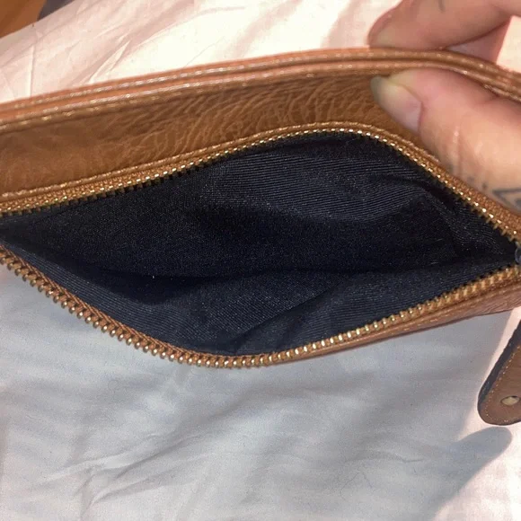 Ipsy Brown and Cream and navy blue Geometric Clutch Set - Picture 6 of 6